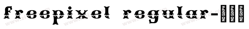 freepixel regular字体转换